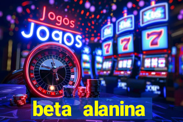 beta alanina aumenta a pressao